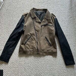 Urban Outfitters Bycorpus Faux Leather Motorcycle Jacket Womens Large
